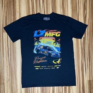 LZMFG BMW Drift Car Black Tshirt